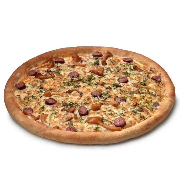 Колбаски и грибы